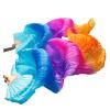EYRMQWJPC Silk Fans for Belly Dancing, Imitation Silk, Handmade, Gradient, Color01, 1pc, Right Hand, 120cm view 3