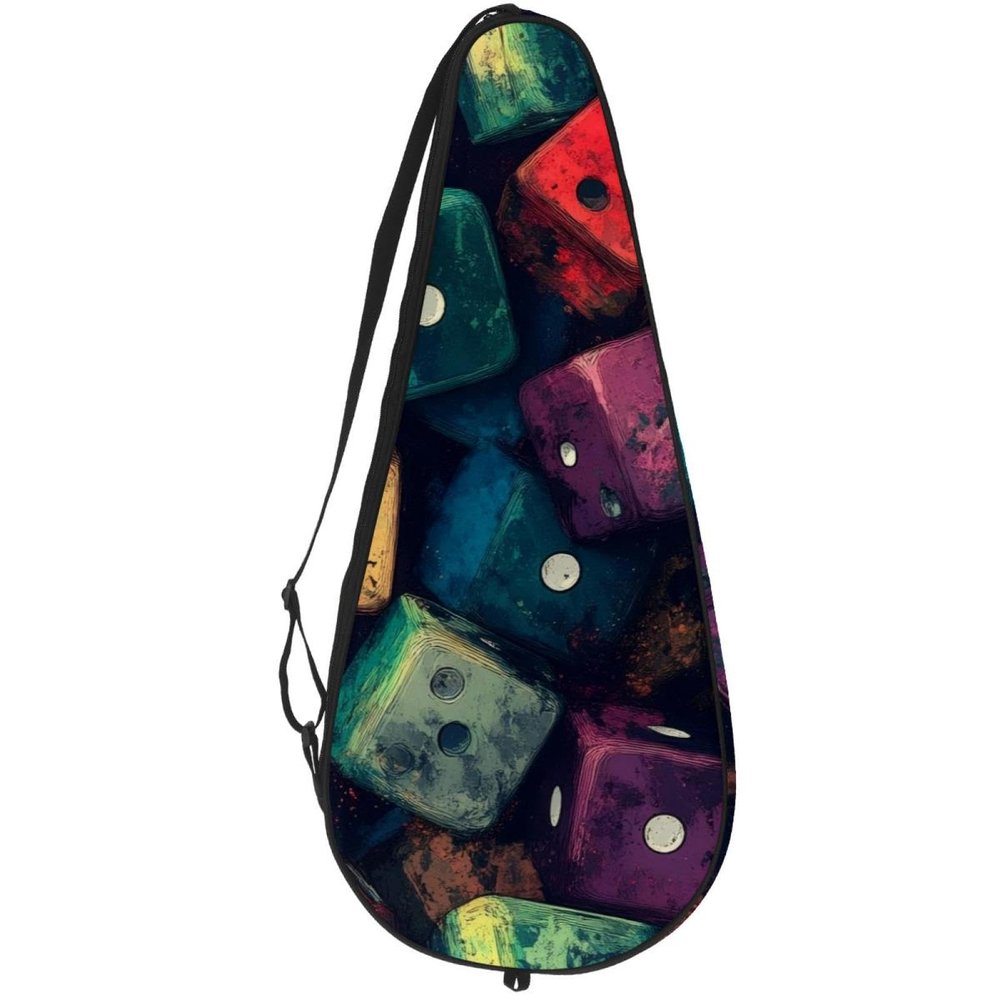 VAPOKF Tennis Racket Bag, Tennis Racket Cover, Paddle Bag, Holds Up to 2 Rackets