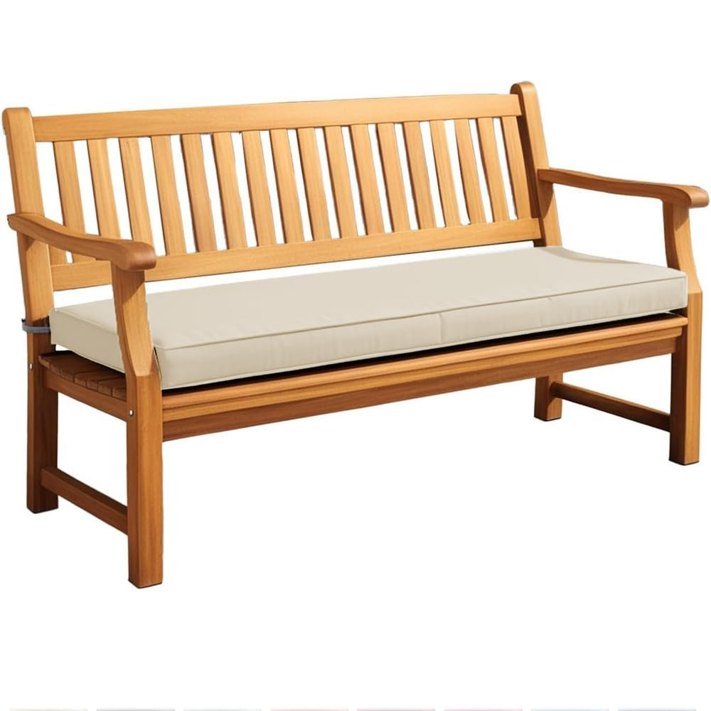 WLXFF Outdoor Bench Cushion, Waterproof, Non-Slip, Washable, No. 2, 100 x 40 x 5 cm