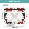 Amooorous 3-Ring Binder Pencil Pouches, 2-Pack, Red, Black, Butterfly view 3