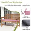 Waterproof Leather Bench Cushion, 120 × 45 × 5 cm view 4