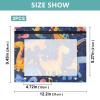 Binder Pencil Pouches, Cute Plastic 3-Ring File Folder, 2-Pack, Cartoon Colorful Dinosaurs view 3