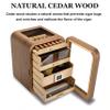 Electric Cigar Humidor Cabinet for 110 Cigars with Digital Hygrometer view 4