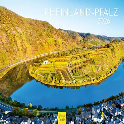 Edition Seidel Premium Rhineland-Palatinate 2026 Wall Calendar, A4
