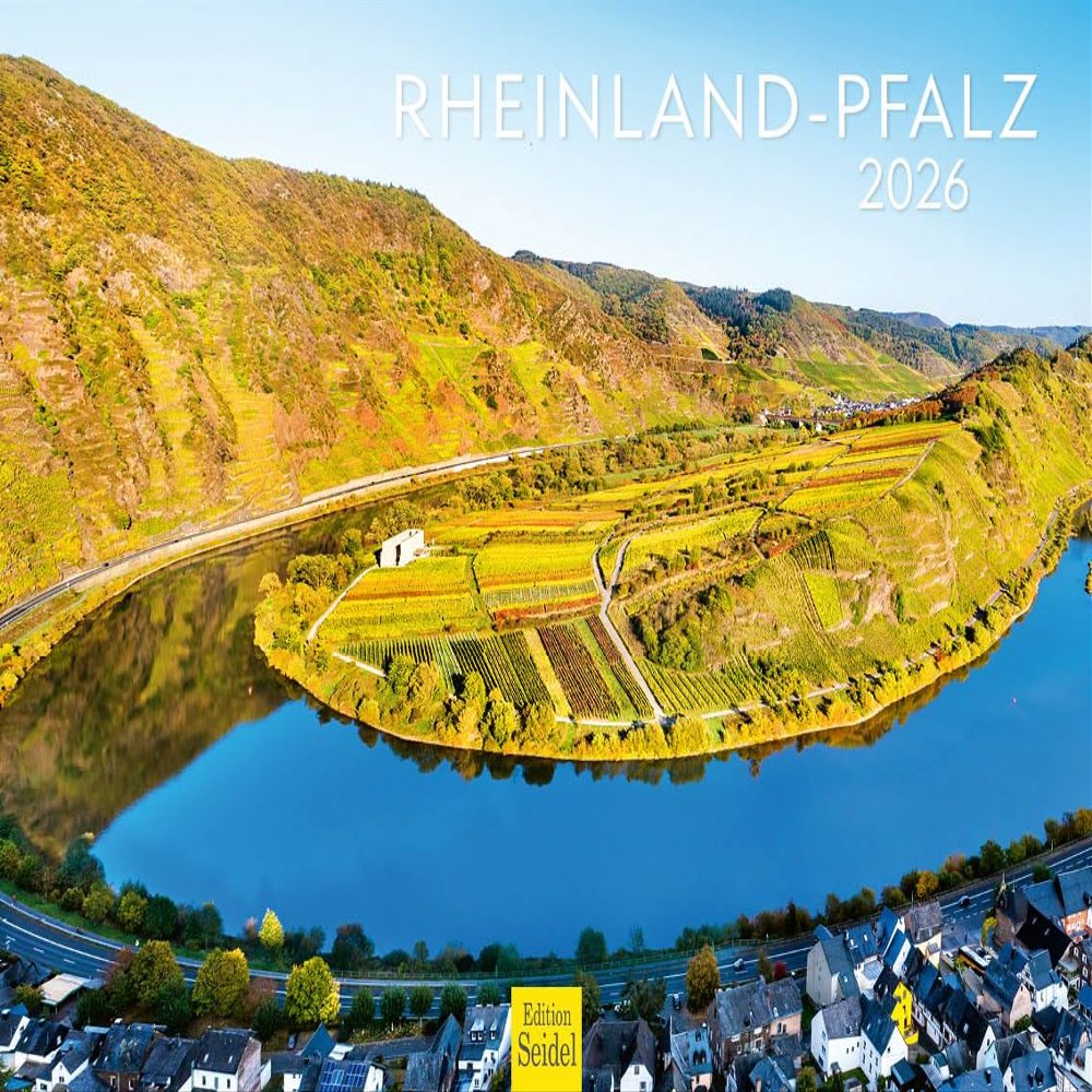 Edition Seidel Premium Rhineland-Palatinate 2026 Wall Calendar, A4