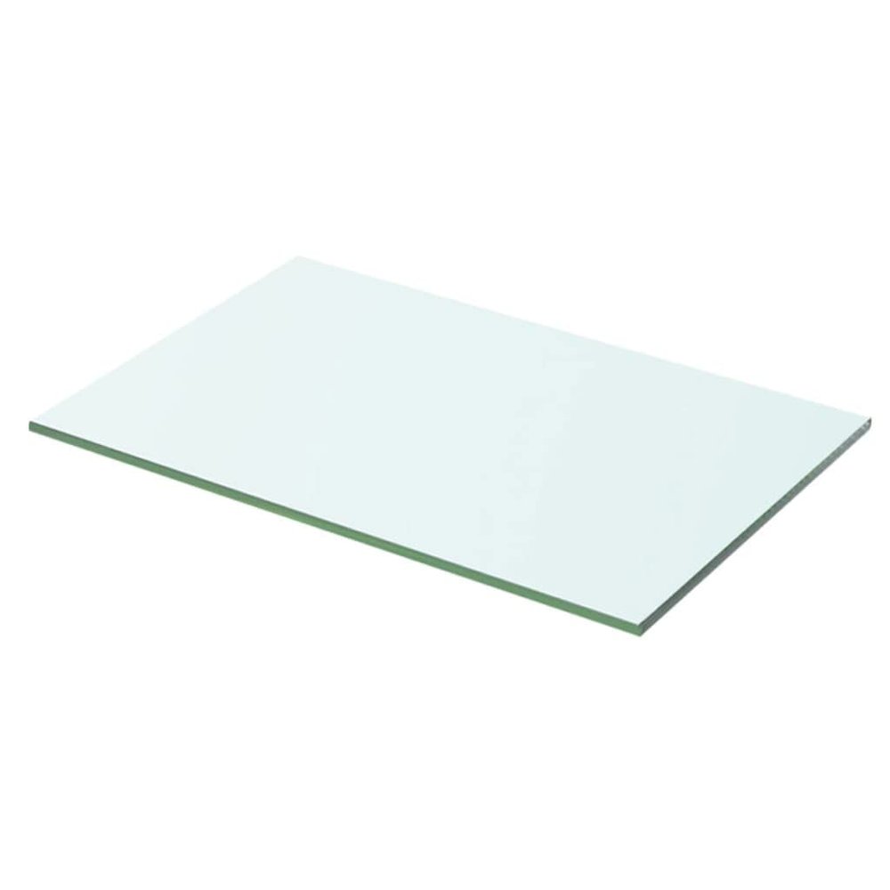 LLEZKBR Wall Shelf & Ledge Panel, Clear Glass, 50 x 25 cm