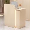 UULBDCD Wooden Reception Desk with Drawers and Cabinets view 1