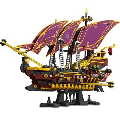 DzirePada Pirate Ship Building Set, 2,285 Pieces