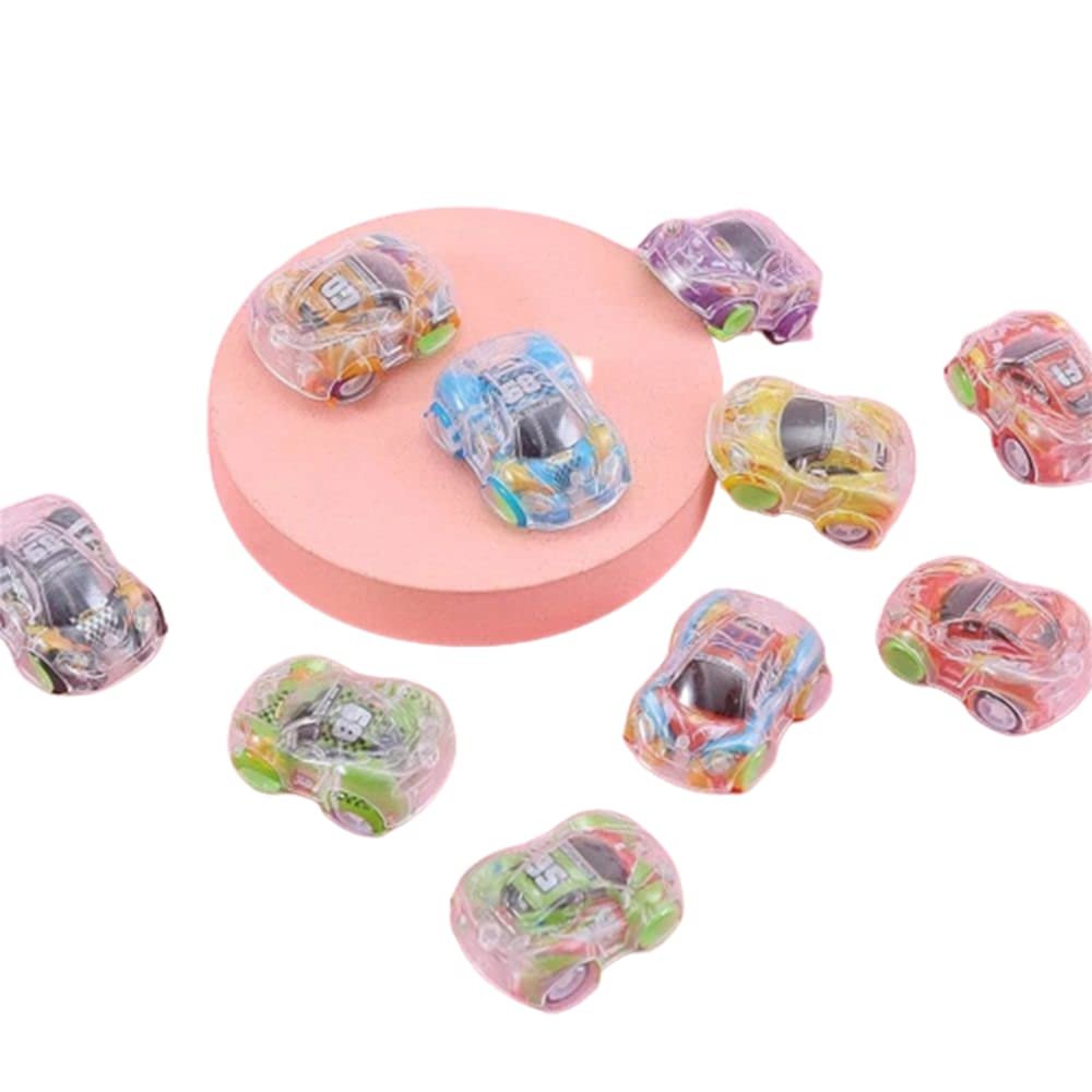 5-Piece 1.7-Inch Mini Pull-Back Toy Cars, Graffiti Car Models