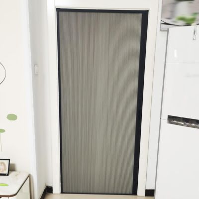 RENLXFI Accordion Folding Door, Gray, Custom Size, 170/180/190/195/200 cm High, 50 x 192 cm