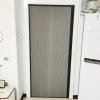 RENLXFI Accordion Folding Door, Gray, Custom Size, 170/180/190/195/200 cm High, 50 x 192 cm view 1