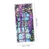 Operitacx Vintage Privacy Window Film, Static Cling, Removable view 2