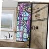 Operitacx Vintage Privacy Window Film, Static Cling, Removable view 4