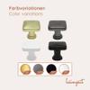 heimzeit Cube Cabinet Knobs, 4-Pack, Gray Zinc Alloy view 4