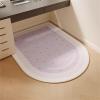 Surwin Office Chair Mat, Multicolor Cookie Print, Purple, 50 x 80 cm view 1
