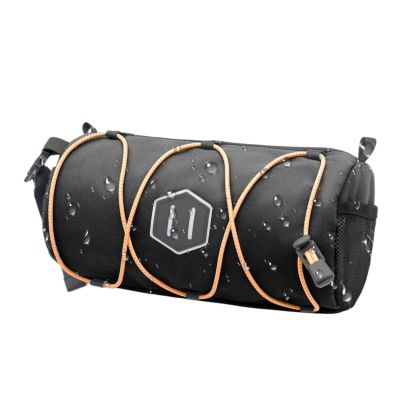 BommFu Bicycle Handlebar Bag with Reflective Frame Mount