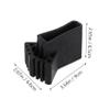 KONTONTY 5-Pack Non-Slip Protective Mats for Telescoping Ladder Feet view 2