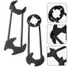 Multifunctional Faucet Basin Wrench, 2-Piece Set, for Easy Pipe Installation and Removal with 360-Degree Rotation view 3