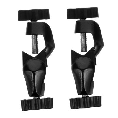 JUMPLAWN 2-Piece Adjustable Boss Head Right-Angle Clamps for Laboratory and Woodworking