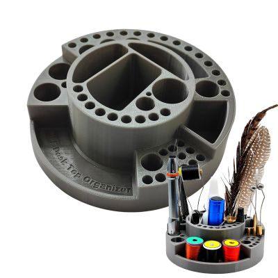 Fly-Tying Tool Holder and Desk Organizer