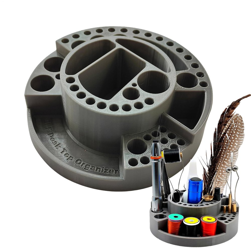 Fly-Tying Tool Holder and Desk Organizer