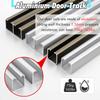 Sliding Door Hardware Kit, Double Rail, 90/180/300/400/500/600 cm, Commercial Pocket Door Track and Roller System view 4