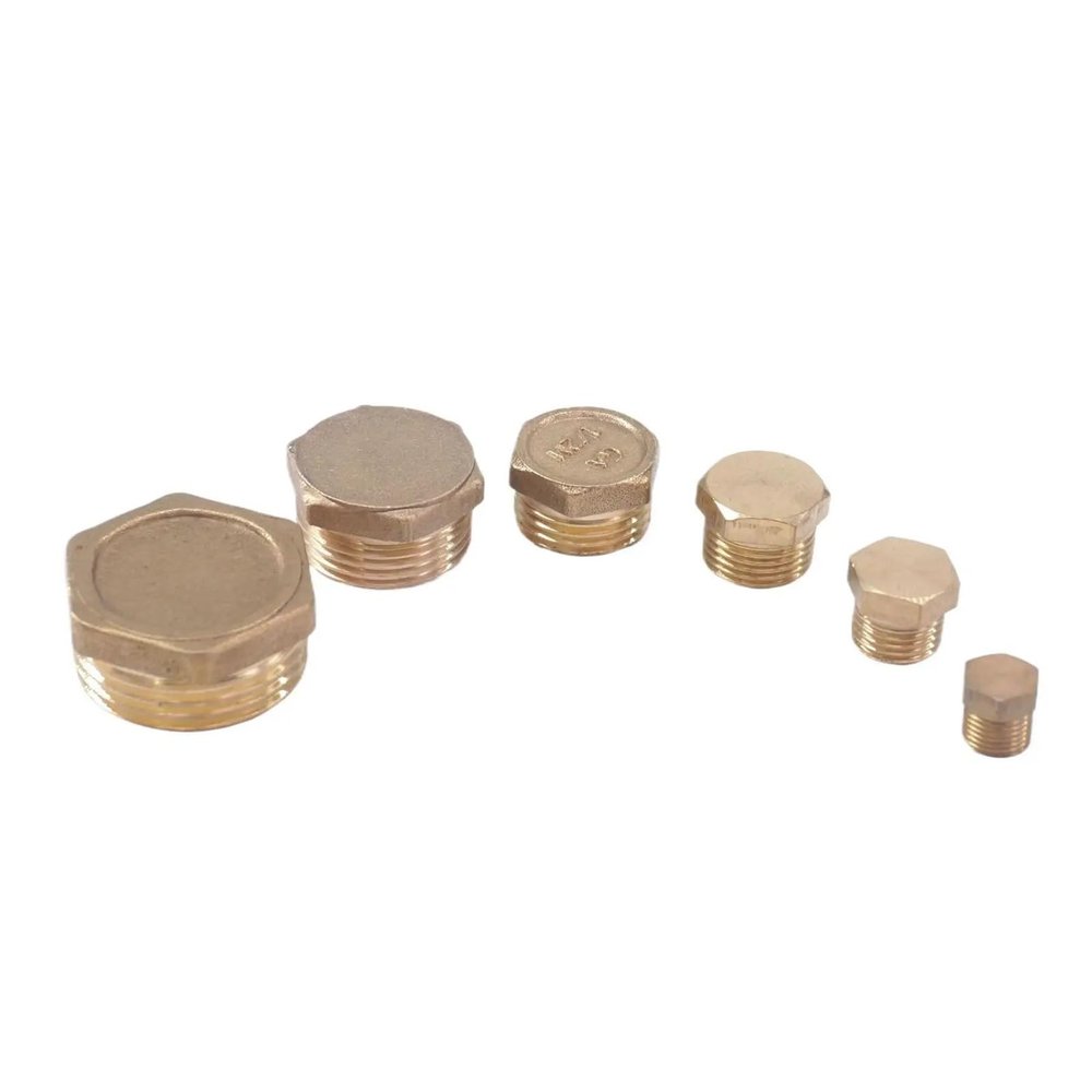 IDGTTLDF 1PC 1/4" BSPP Male Brass Pipe Countersunk Hex Socket End Cap