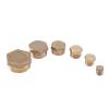 IDGTTLDF 1PC 1/4" BSPP Male Brass Pipe Countersunk Hex Socket End Cap view 1