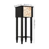 SONGYL-20249 Bonsai Display Table, French Bonsai Rack, Living Room Sofa Side Table, Indoor Table with Drawer, Tall-Leg Plant Stand view 2