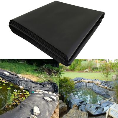 VDCVADKYE HDPE Pond Liner, 0.2 mm, Black, Multiple Sizes (4 x 8 m)