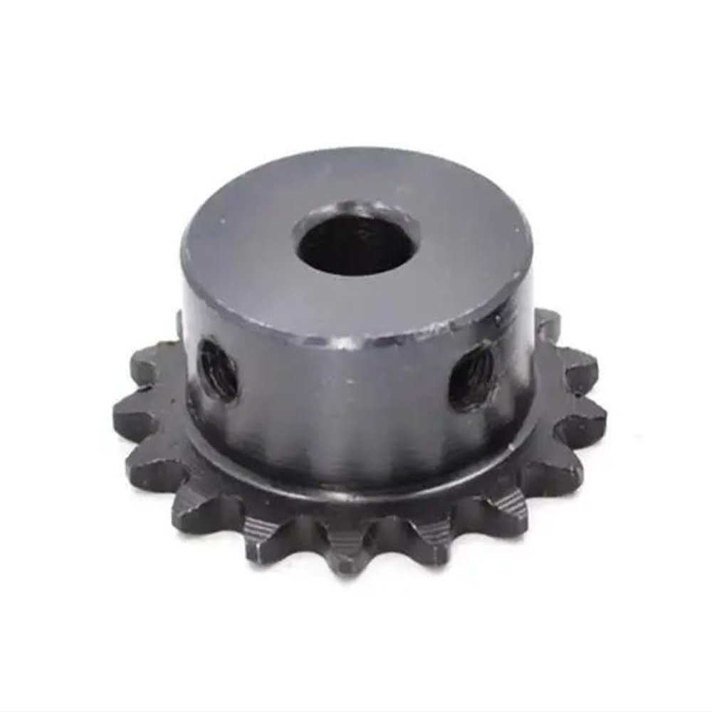 Roller Chain Sprocket, 1 Piece, 11–26 Teeth, 04C, 45# Steel, 5–18 mm Bore, Industrial Chain Drive Sprocket (16 Teeth, 17 mm)