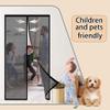 Magnetic Fly Screen Door for Balcony, 63 x 185 cm, Self-Closing, Black view 4