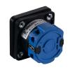 LW26-20 Rotary Switch Knob, 2 Positions, 0-1 ON-OFF Changeover Cam Switch, Ui 690 V, Ith 20 A, 1 Pole, 4 Terminals view 3
