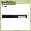 QUARKZMAN 2-Pack 15 cm Straight Metal Rulers, Black/Blue Clip Rulers view 2