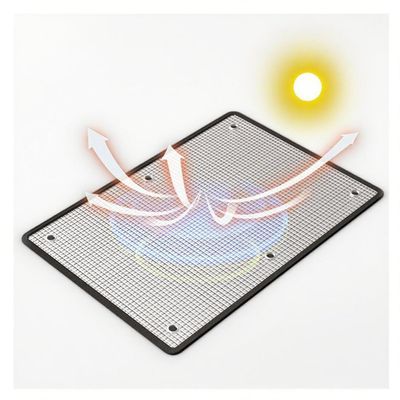 Thermal Insulation Aluminum Foil Window Film, 30/60/100 cm UV Protection Sun-Blocking Film, 8 mm Double Insulating Film with Suction Cups, Indoor Privacy Film (40 x 120 cm)