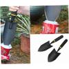 ifundom Hand Garden Trowel Made of Thick Manganese-Silicon Steel, Ergonomic Shovel for Precise Planting, Suitable for Bonsai and Succulents, Black, Durable and Rust-Resistant view 3