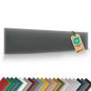 VELUYA Rectangular Wall Cushion, Velvet Upholstered Panel 60 x 20 cm, OEKO-TEX, Made in EU, Anthracite M02 view 1