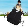 Qcwwy Kids Horse Riding Safety Vest, Padded Chest and Rib Protection, Front Zipper view 2