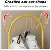 Slim 6-Tier Cat-Ear Metal Shoe Rack view 2