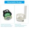 Zymjzbetic 3-Inch Toilet Flush Valve, One-Piece Replacement Kit with Two Silicone Gaskets for Home Bathrooms view 3