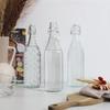 WDMT 1 L Glass Swing-Top Bottle, Reusable Ribbed Glass Water Bottle, BPA-Free view 4