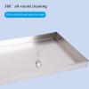 304 Stainless Steel AC Water Drip Collection Pan, Reinforced and Thickened, 60 x 50 cm view 3