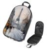 VAPOKF Travel Camping Utensil Organizer Bag, Winter Paris Tower Landscape, Bag Only view 1