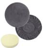 YNJJKA Stretch Velvet Chair Cover, Non-Slip Chair Seat Cover for Office, Restaurant, Wedding and Kitchen Decor, Dark Gray, 80 x 15 cm view 1