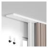 Double-Track Aluminum Ceiling Curtain Track, White, 160 cm (2 x 80 cm) view 1