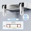 Double-Track Aluminum Ceiling Curtain Track, White, 160 cm (2 x 80 cm) view 2
