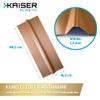 KAISER plastic Copper Ridge Cap for Corrugated Roof Sheets, Trapezoidal and Sinus 76/18, 37 x 98.5 cm, 10 pcs. view 2