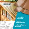 KAISER plastic Copper Ridge Cap for Corrugated Roof Sheets, Trapezoidal and Sinus 76/18, 37 x 98.5 cm, 10 pcs. view 3