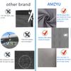 Waterproof Rectangular Sun Shade Sail 110 x 270 cm, Light Gray view 4