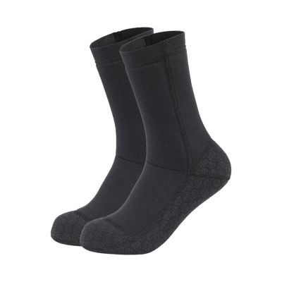 KJUEQ 3 mm Water-Resistant Diving Socks, Warm, Flexible, Non-Slip, Small